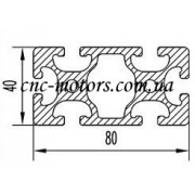 Станочный алюминиевый профиль 40х80